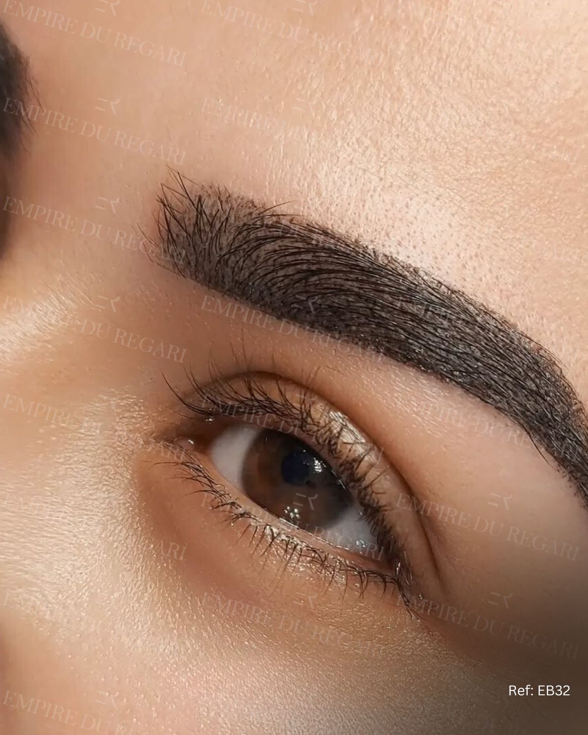 Deep brown brow pigment