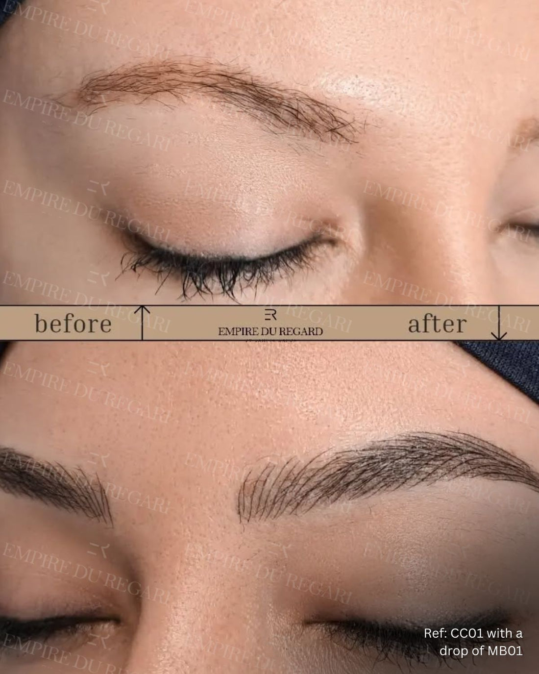 Brow color correction pigment GCC
