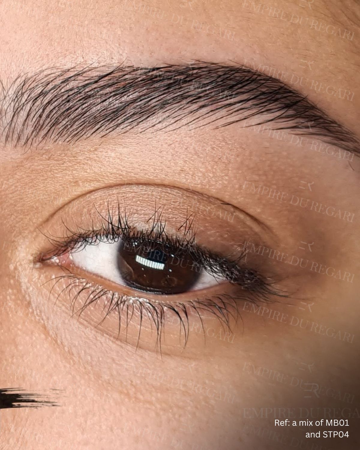 Brow Pigment for customizable dark brow color