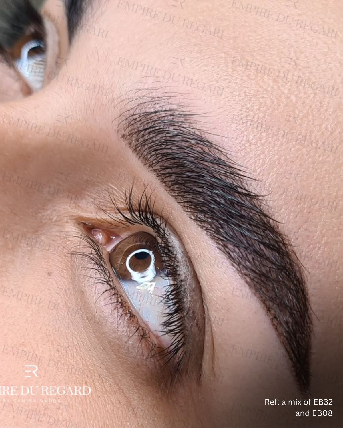 Pigment for bold, dark brows