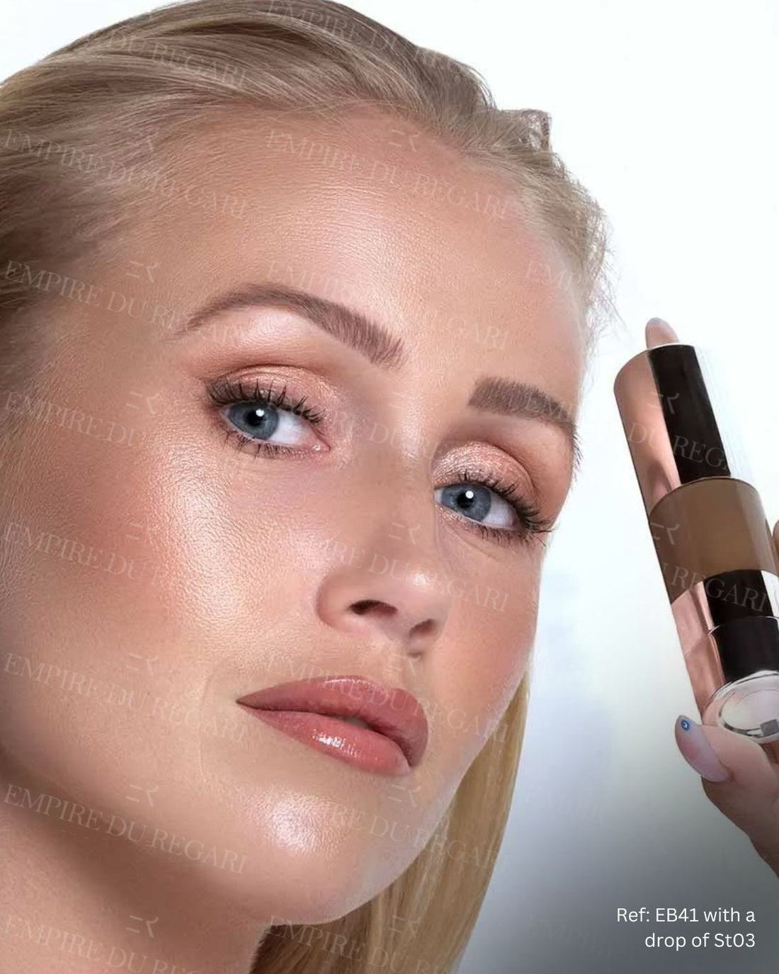 Brow pigment for fair skin and warm undertones