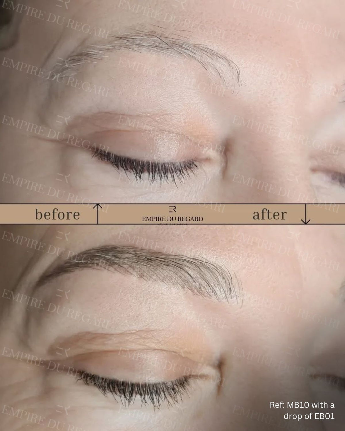 Brow pigment for blond and redhead