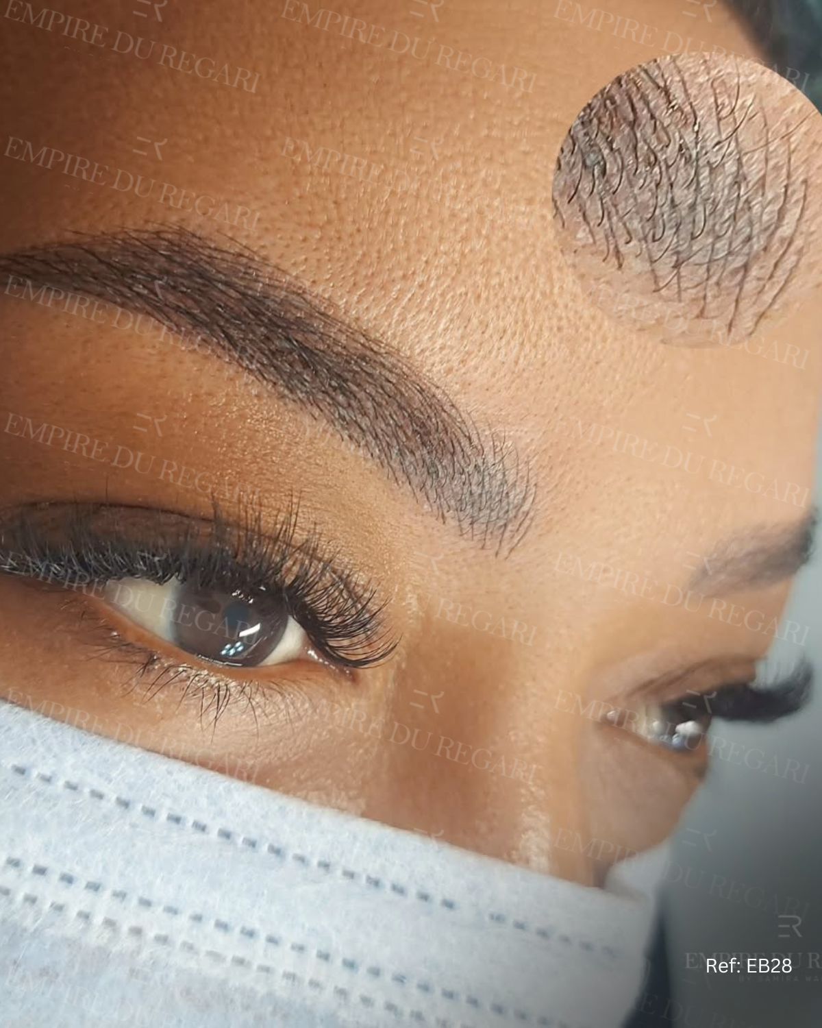 Brow pigment for dark skin and brunettes GCC