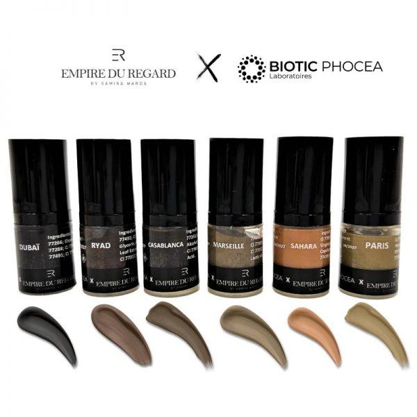 PMU pigments for long-lasting color