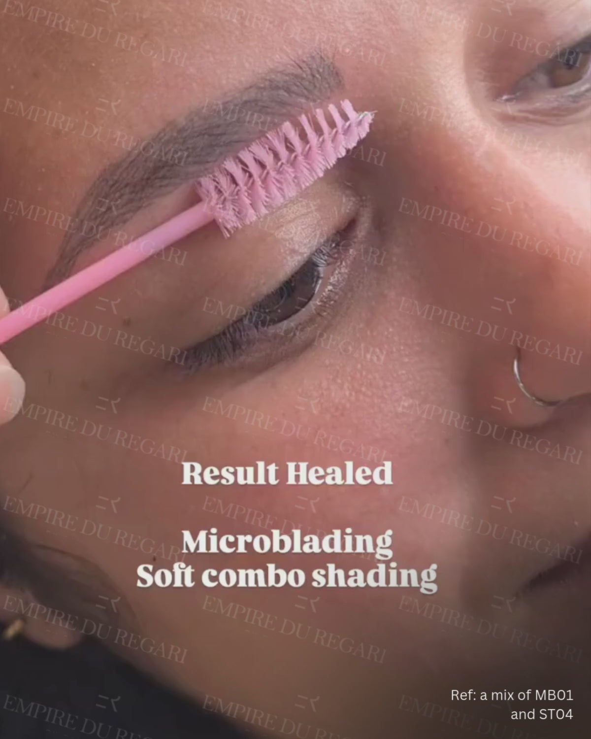 Brow pigment for black brows