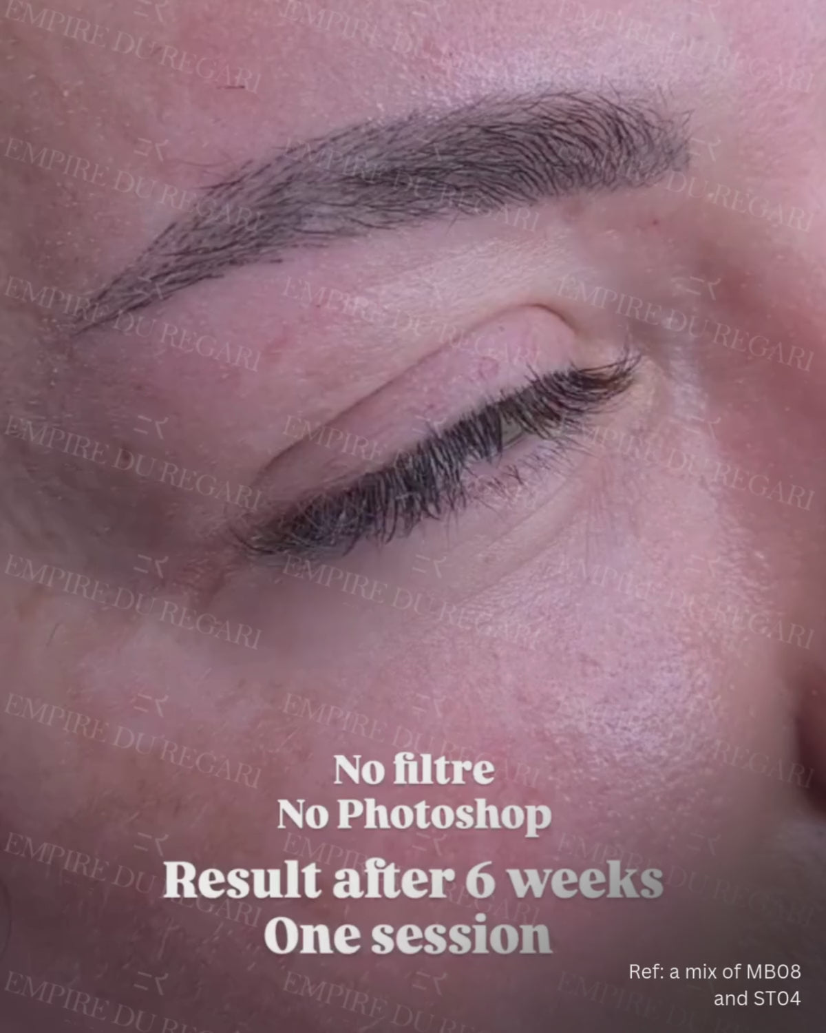 Brow pigment for creating intense, defined brows