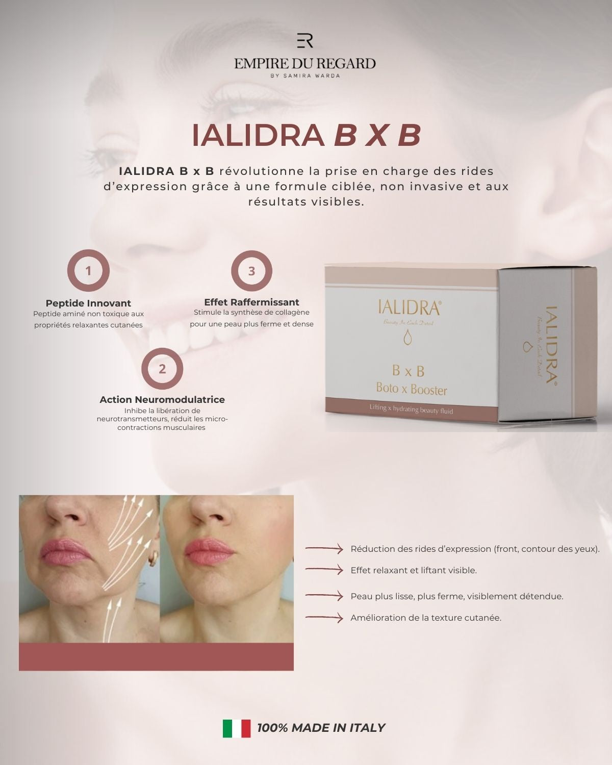IALIDRA BXB - Alternative naturelle au Botox pour une peau lisse et jeune